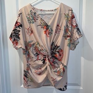 Floral dressy shirt